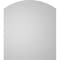 Ekena Millwork Arch Top Surface Mount PVC Gable Vent: Functional, w/ 3-1/2"W x 1"P Standard Frame, 14"W x 16"H GVPAR14X1601SF - alternate 2